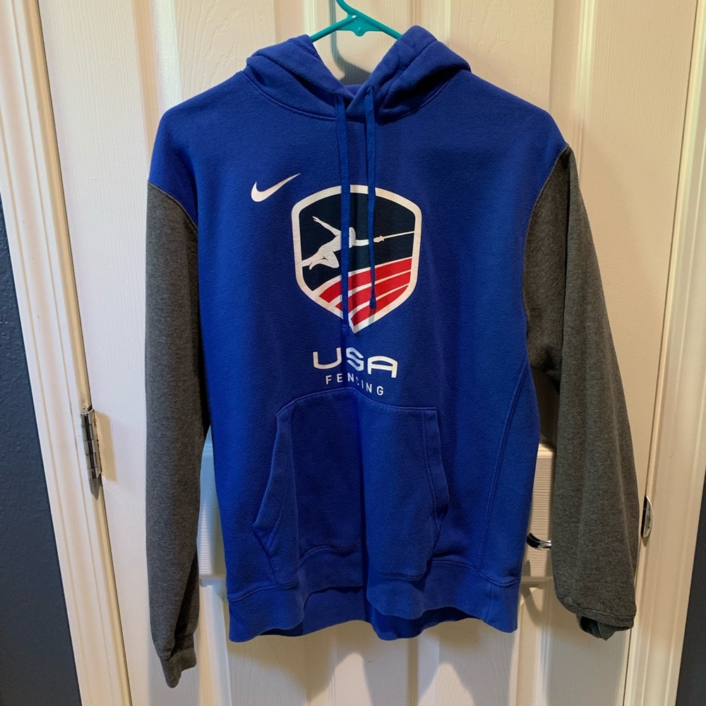 Nike USA Fencing Blue Hoodie
